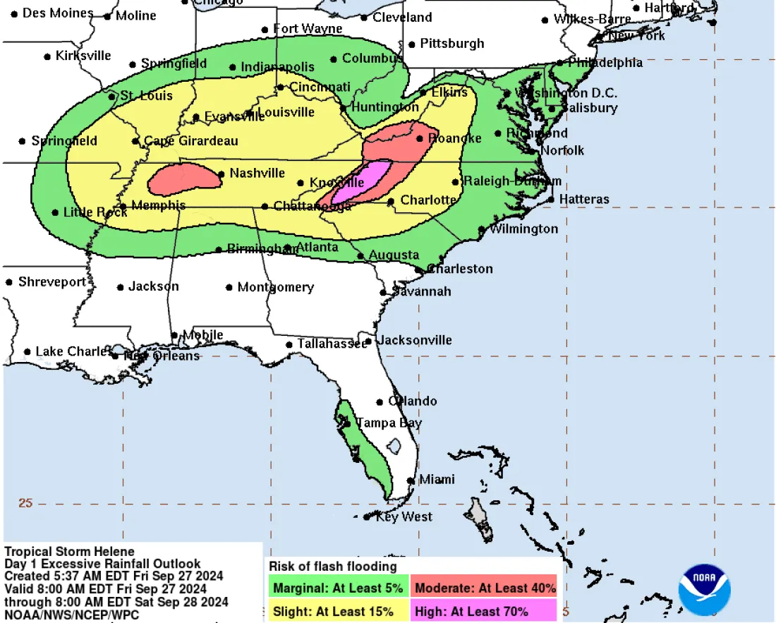 Hurricane Helene’s Impact on East Tennessee & West NC